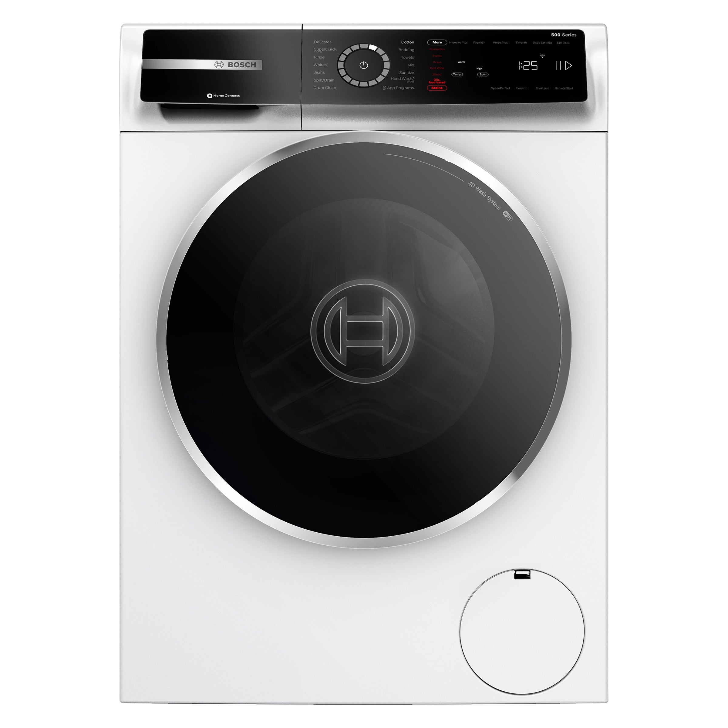 Bosch 500 Series 2.4 cu. ft. Compact Washer with 4D Wash System with AquaStop Plus Leak