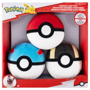 Pokemon Plush 6 in. Pokeball Assortment, 3-pack