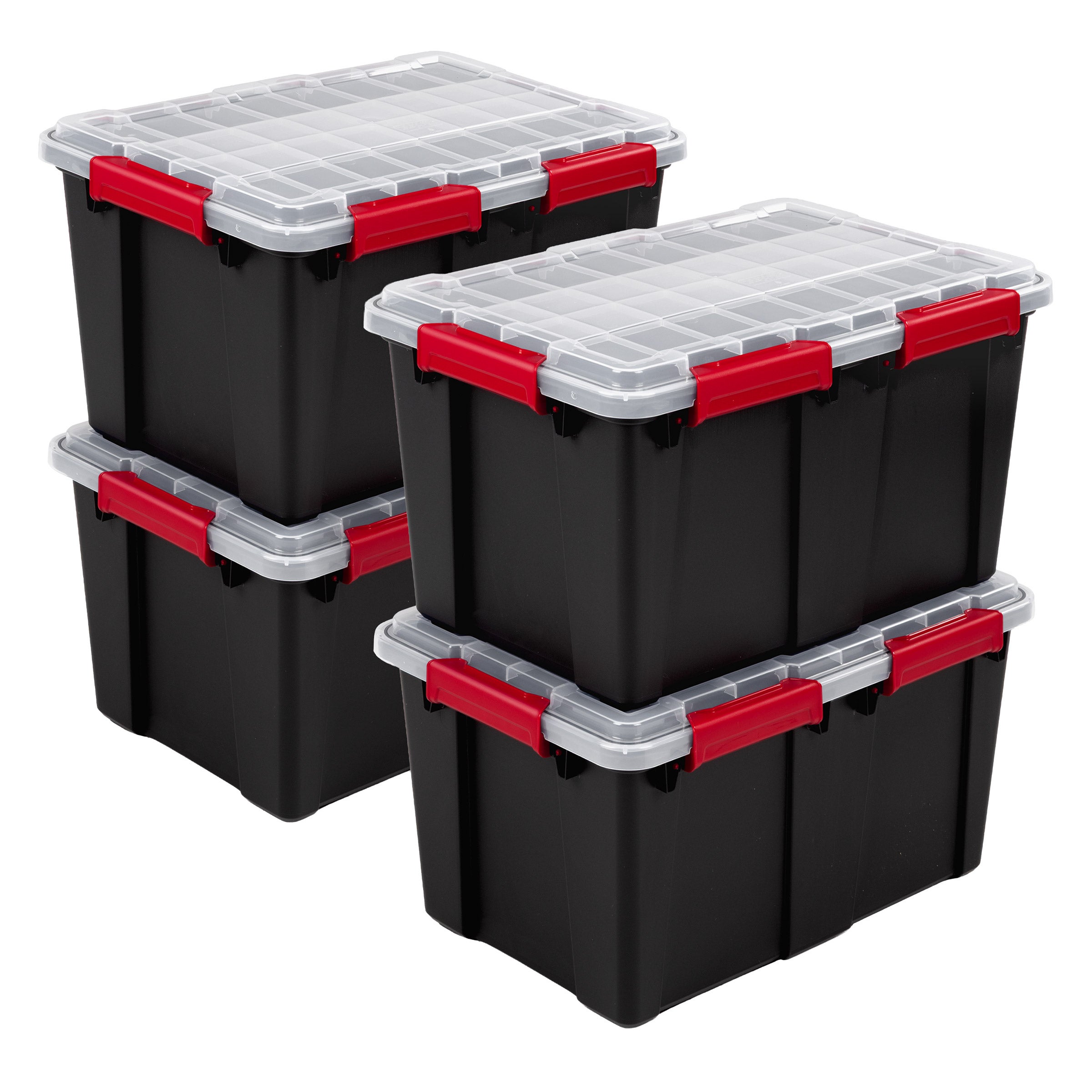 Sterilite 54 Quart Gasket Seal Latch Tote, 4-pack | Costco