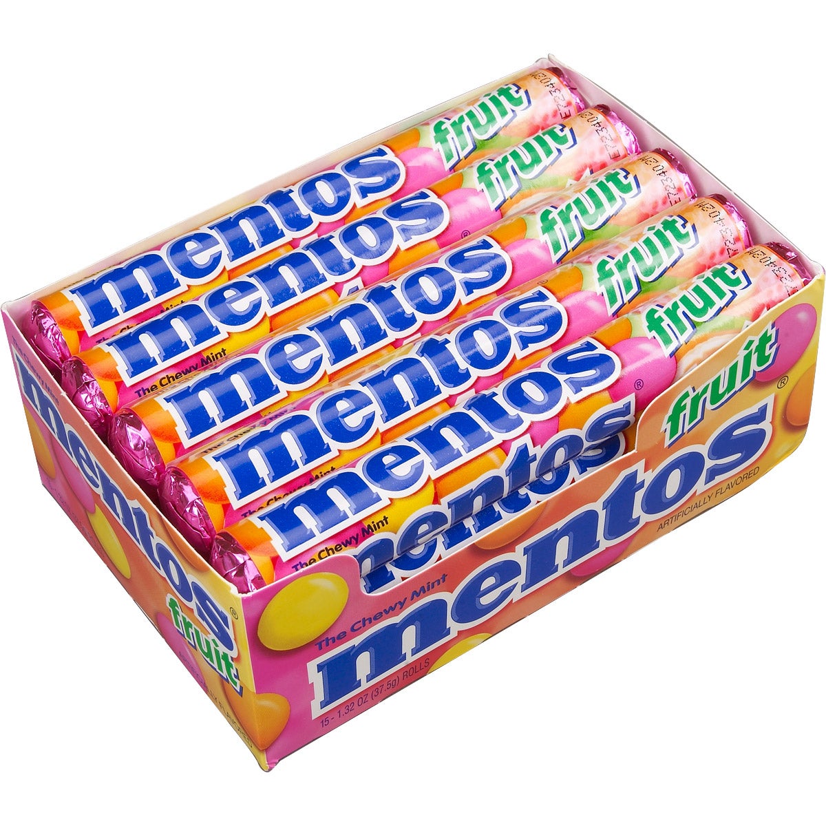 Mentos, Fruit, 1.32 oz, 15-count | Costco