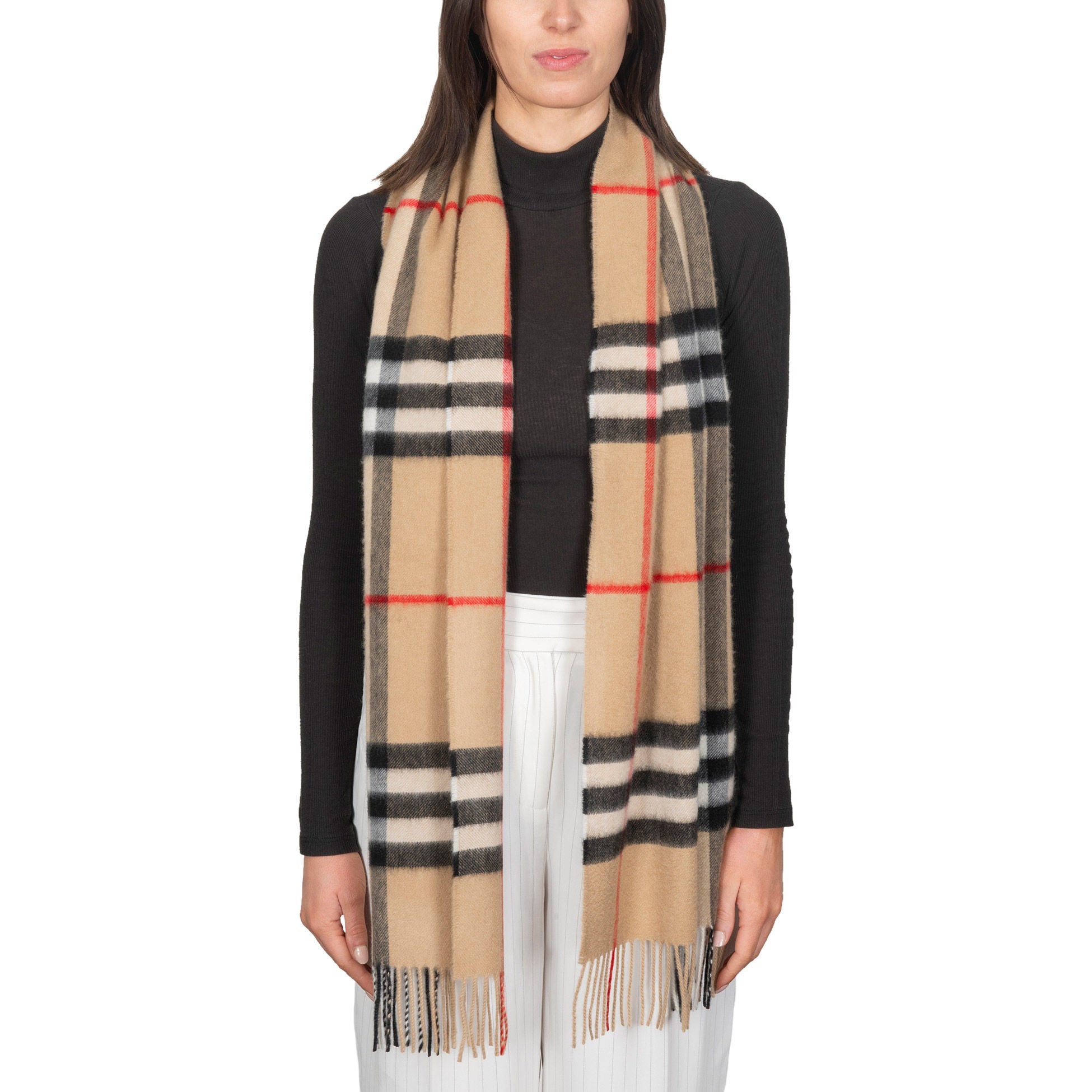 Burberry Check Cashmere Scarf | Costco