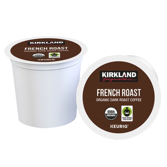 Kirkland Signature Coffee Organic French Roast K-Cup Pod, 120
