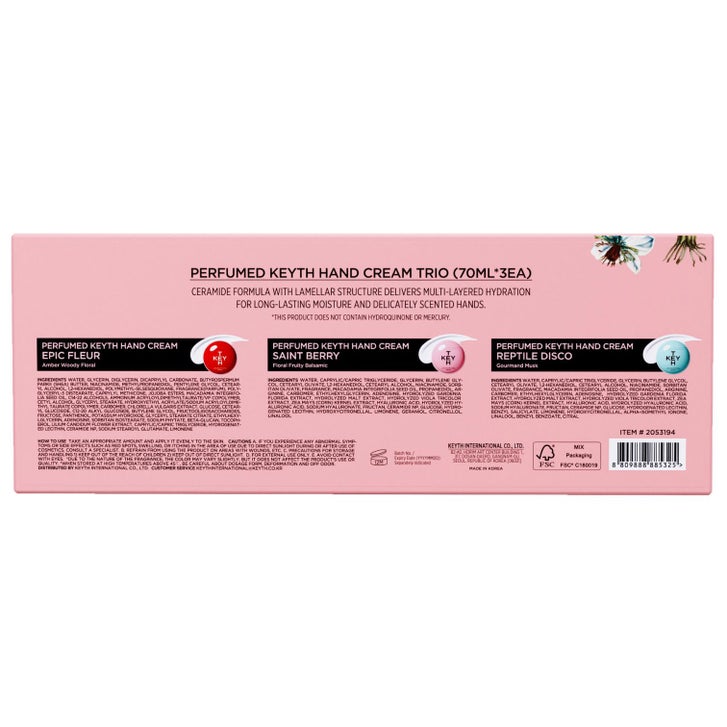 KEYTH Perfumed Hand Cream, 2.36 fl oz, 3-pack | Costco
