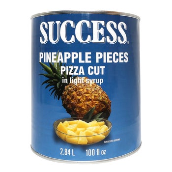 Success Pineapple Pizza Cut in Light Syrup, 6 x 2.84 L | Costco