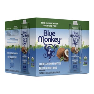 Blue Monkey Pure Coconut Water, 12 x 1 L