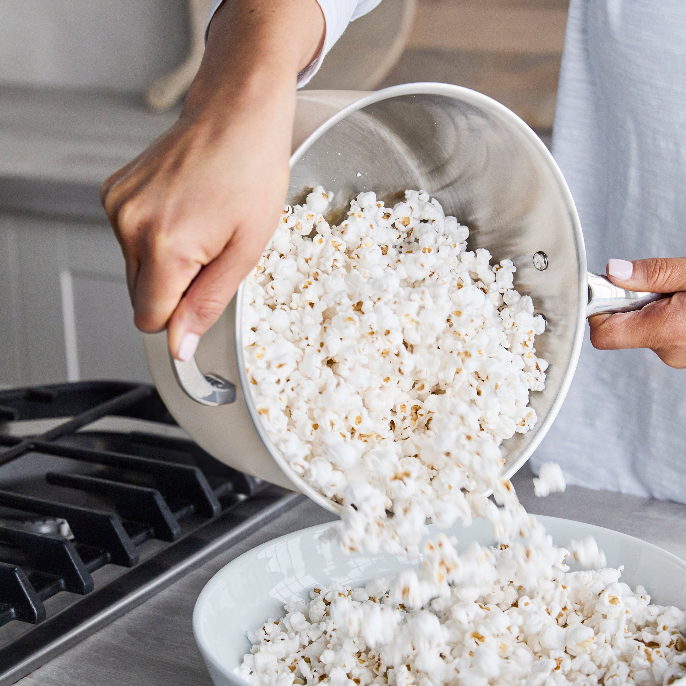 GreenPan 5.39 qt. Stainless Steel Popcorn Popper | Costco