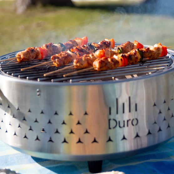 DURO BBQ グリル Duro 304 Stainless Steel Charcoal Tabletop Grill | Costco
