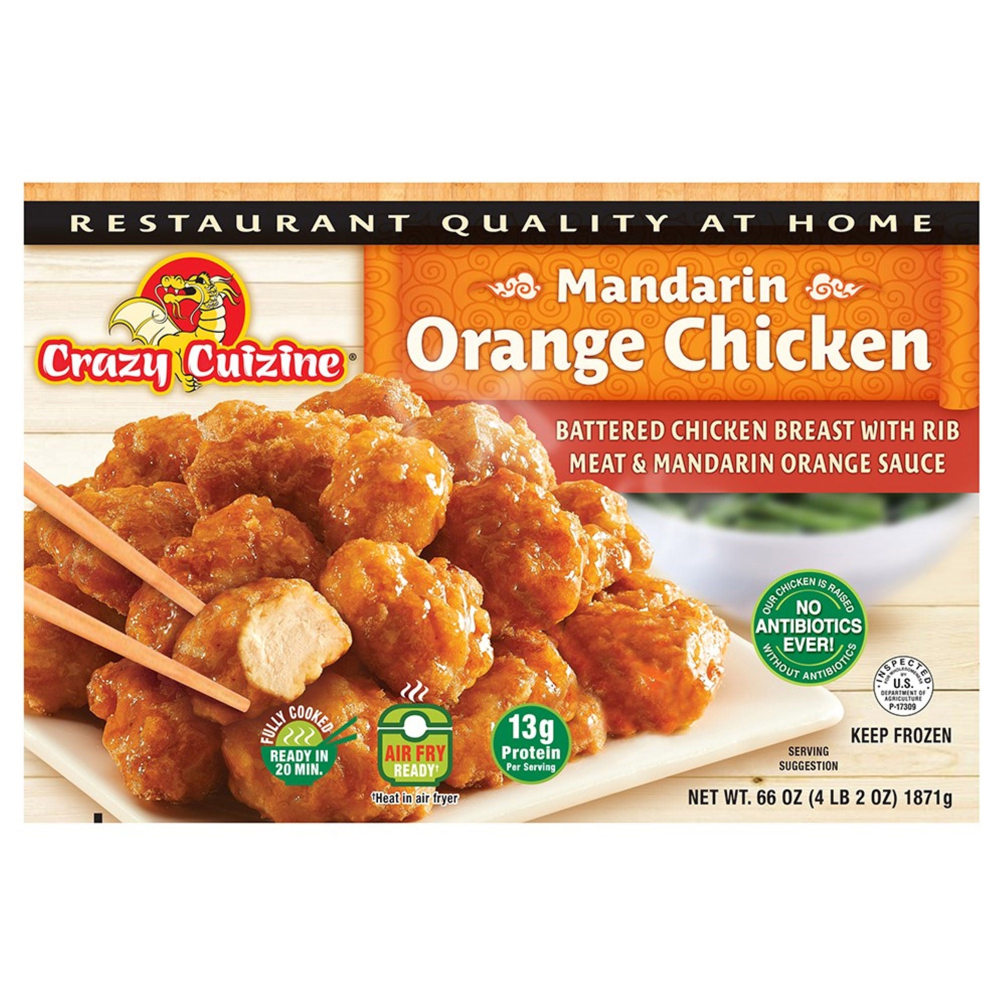 Chicci様決定商品。コウケントー。3001番。4008番。1000番新品。 Crazy Cuizine Mandarin Orange Chicken, 66 oz | Costco