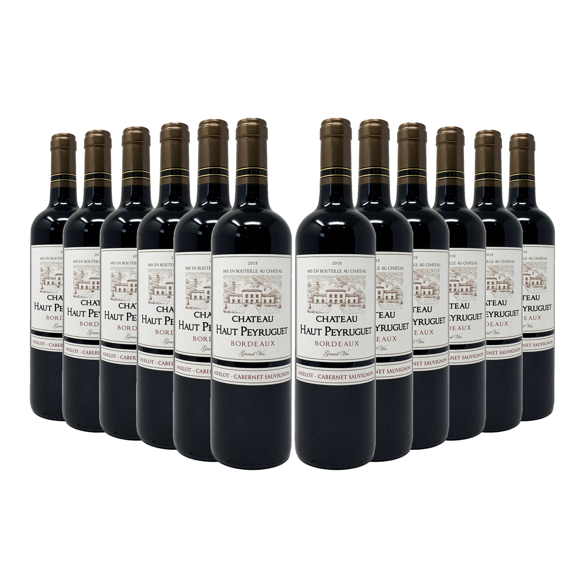 Chateau Haut Peyruguet-2018, 91 Points 750 ml , 12-pack CA ONLY