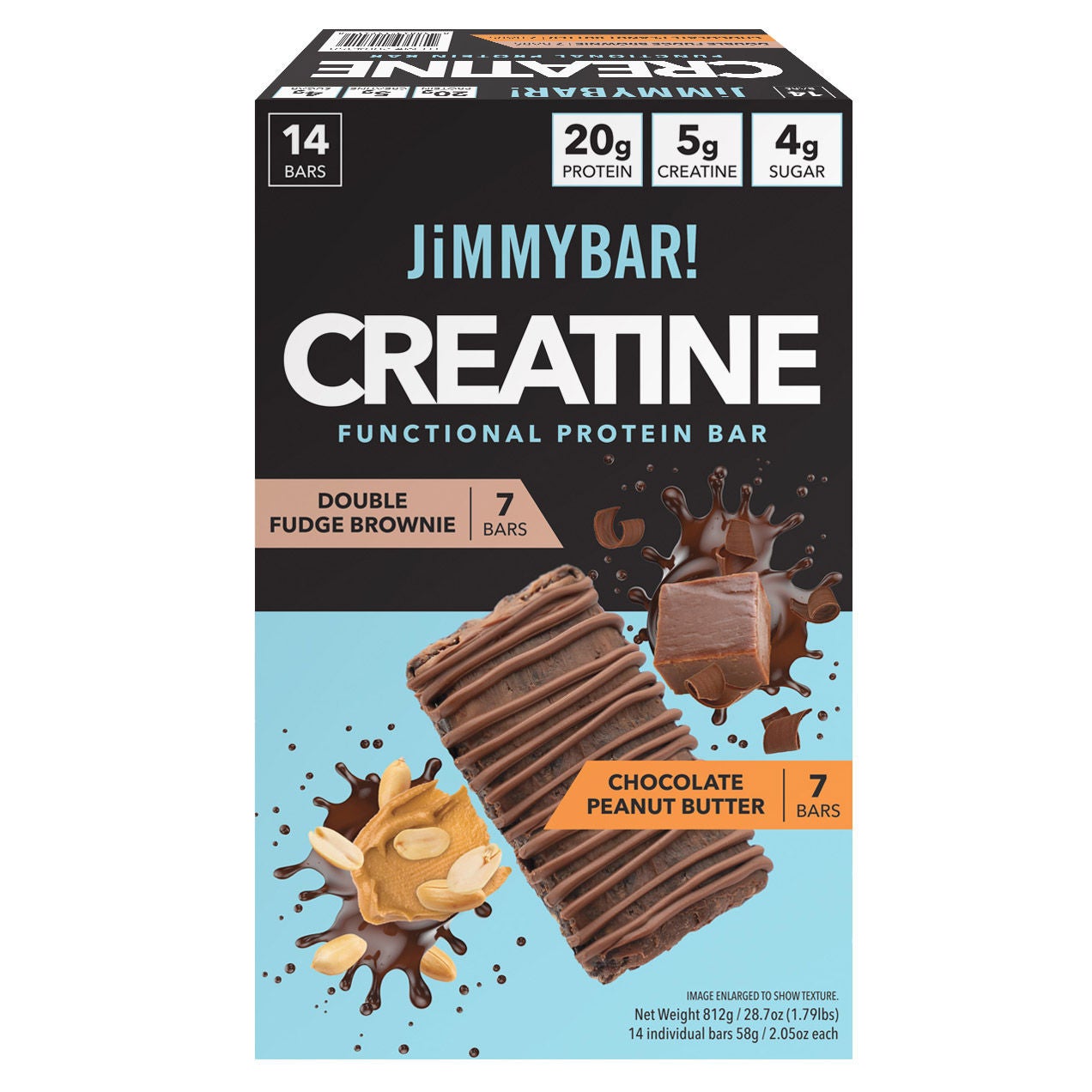 JIMMY BAR CREATINE BAR VARIETY 14/2.05 OZ