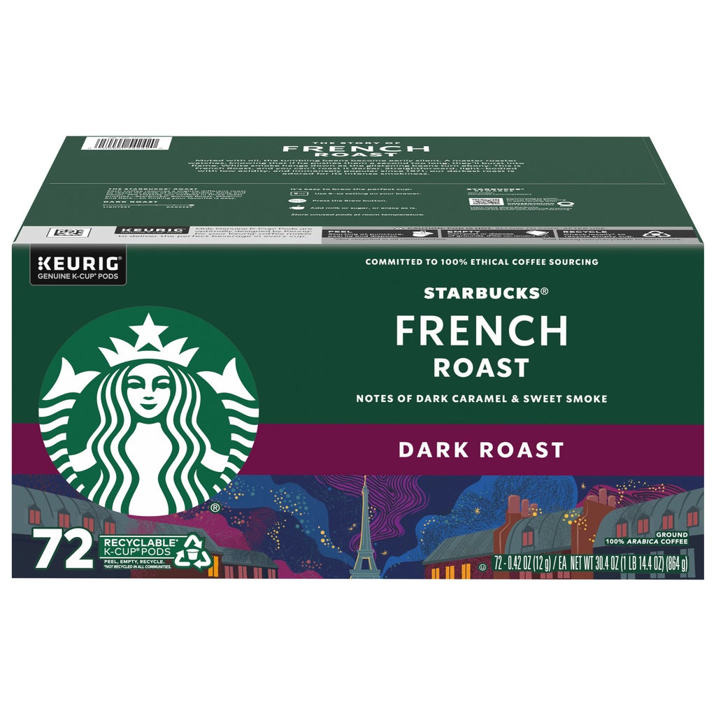 Starbucks Dark French Roast K-Cup, 72-count | Costco