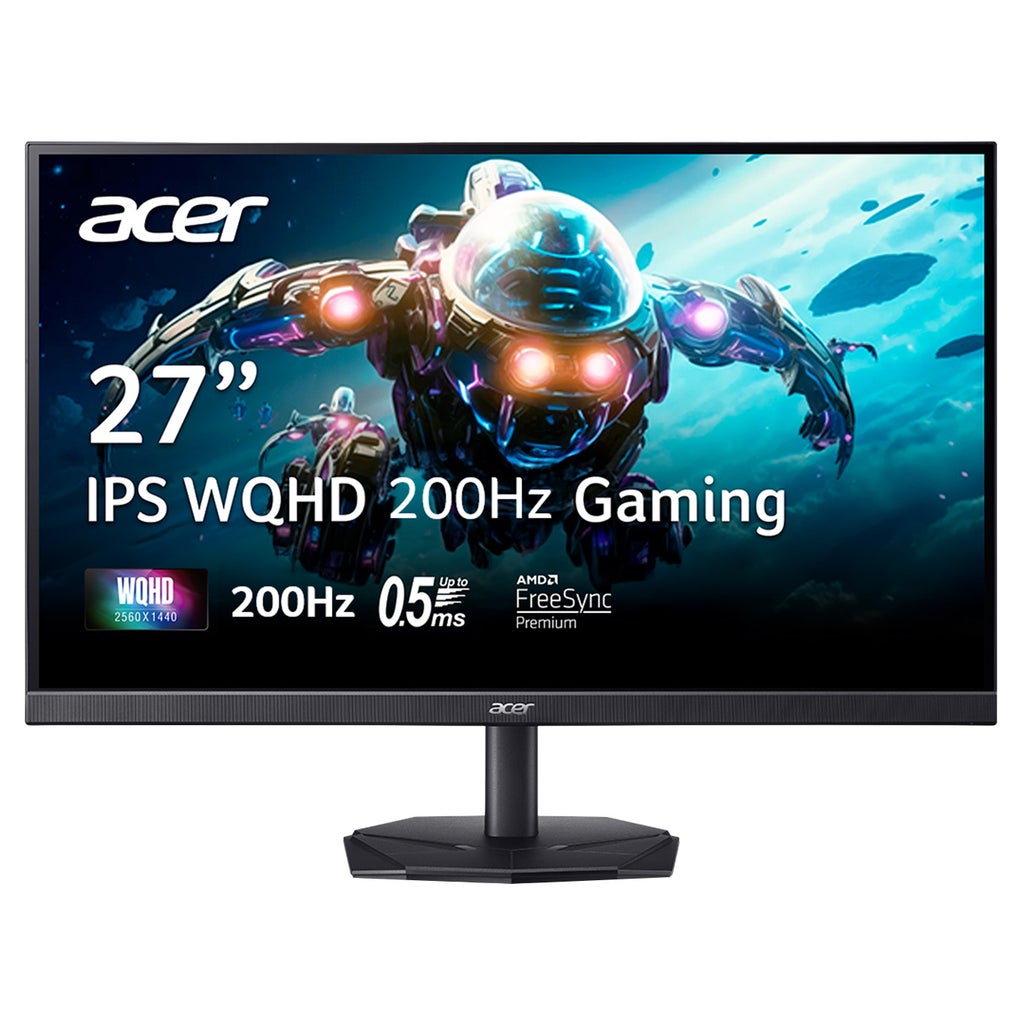 Acer Nitro KG271U X1bmiipx 27” WQHD IPS 200Hz Gaming Monitor – AMD