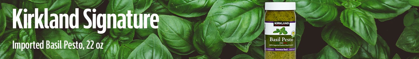 Kirkland Signature Imported Basil Pesto, 22 oz
