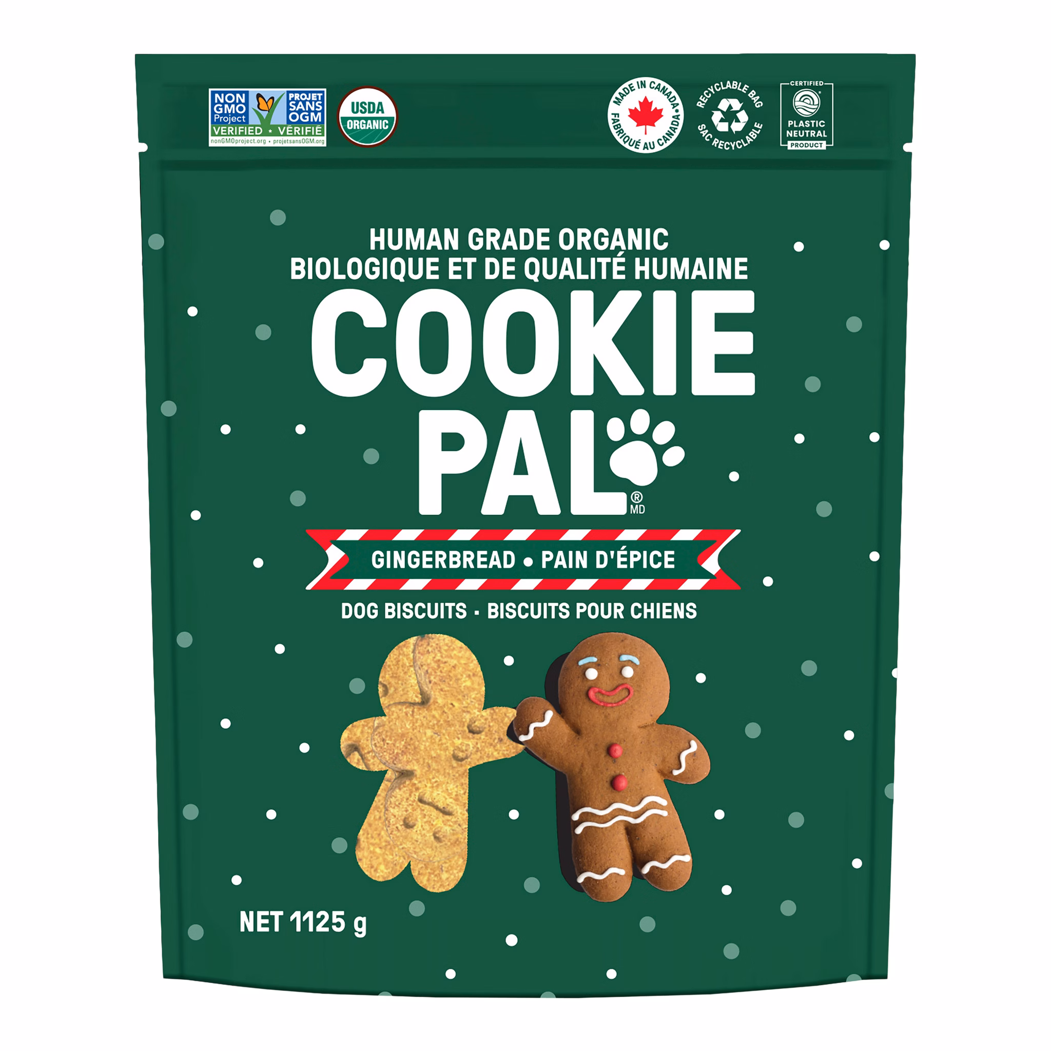 Cookie Pal gingerbread dog treats