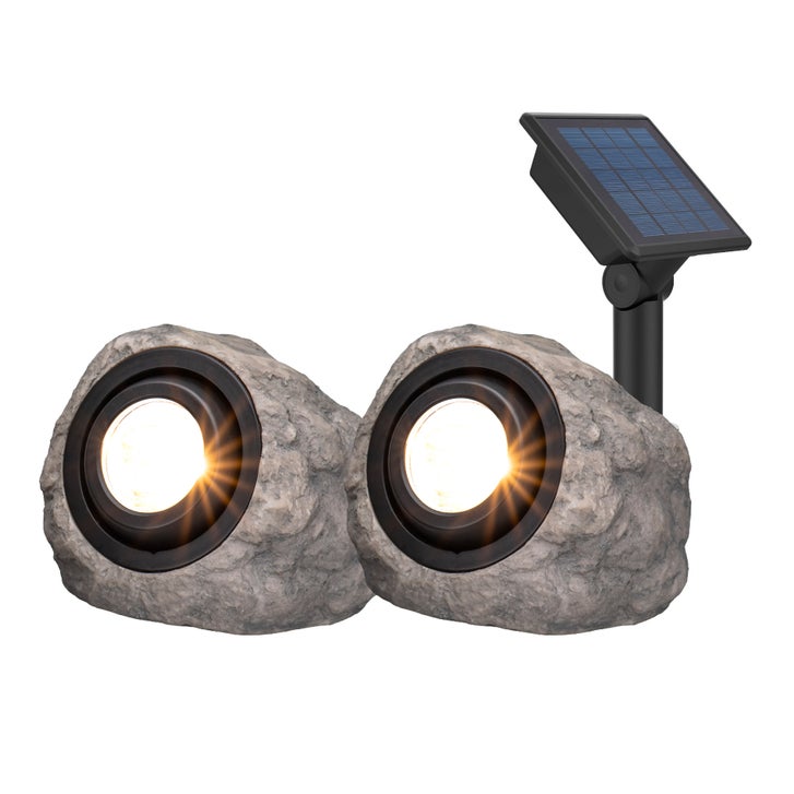 KODA Solar LED Rock Spotlight with Adjustable Color Temperature