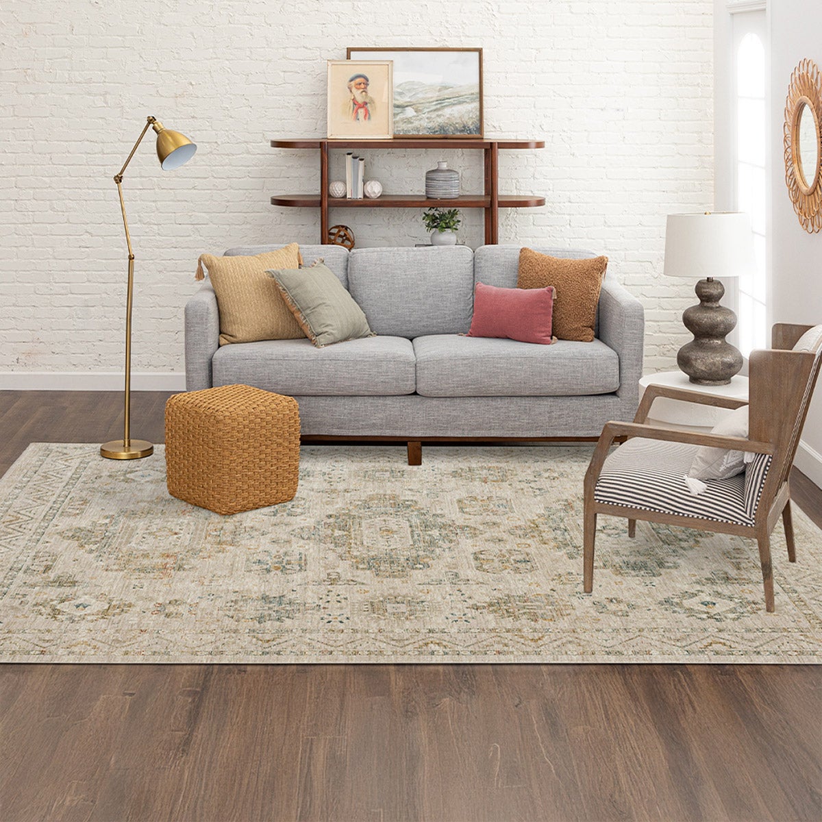 Mohawk Home Memento Area Rug, Lynette Ivory, 8' x 10' | Costco