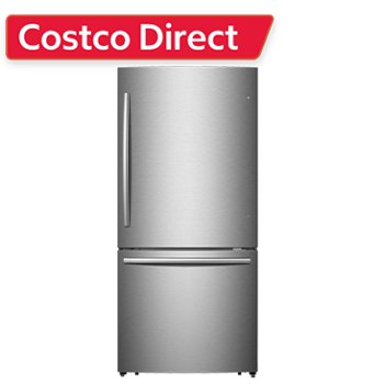 Mora 17.2 cu. ft. Counter Depth Bottom Freezer Refrigerator with LED Interior Lighting
