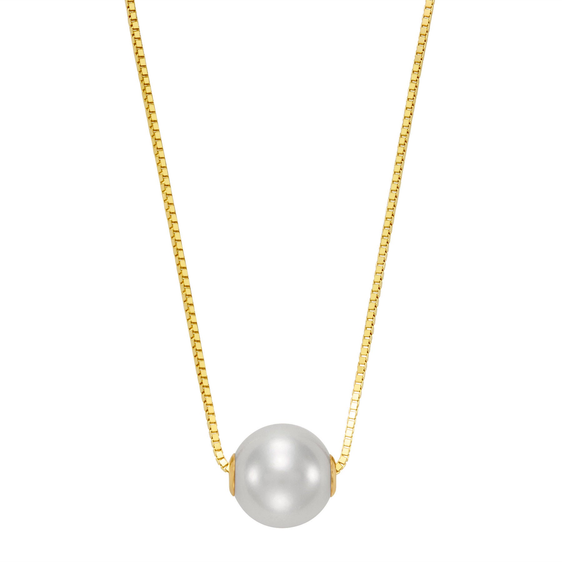 Freshwater Cultured 8-8.5mm Pearl 14kt Gold Pendant | Costco