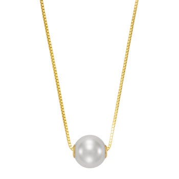 Freshwater Cultured 8-8.5mm Pearl 14kt Gold Pendant | Costco