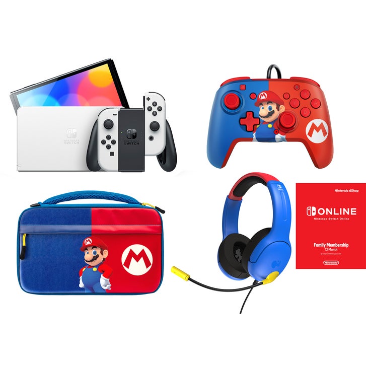 Nintendo Switch OLED Bundle - Mario Day Edition | Costco