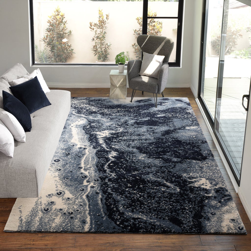 Icon Rug Collection, Sanji Blue | Costco Icon Rug Collection, Sanji Blue | Costco