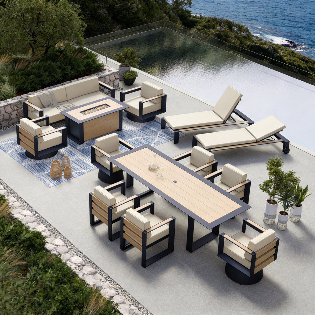 Mirador Sanibel 13-piece Outdoor Patio Estate Collection | Costco
