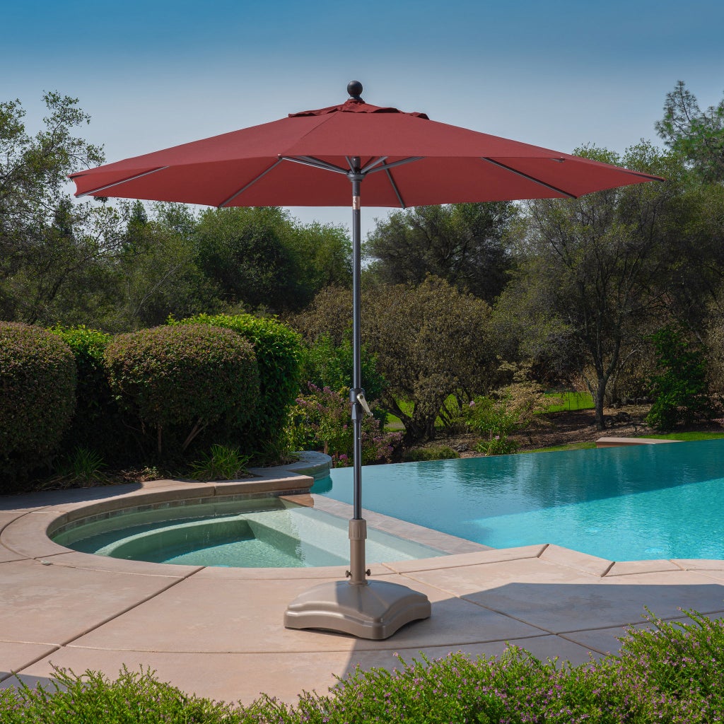 glucksteinhome 10 ft aluminum offset patio umbrella Cantilever with 360° Rotation Tilt Adjustment, Square Outdoor Umbrella with Pole Grey : Patio, Lawn & Garden degree rotation to control the shade Best Choice Products 10ft Offset