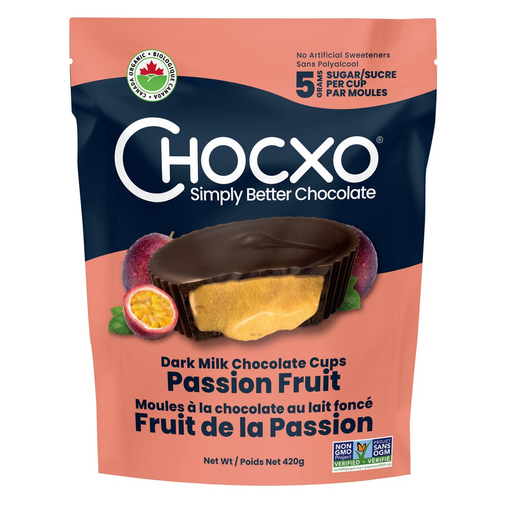 choco リクエスト2点セット Chocxo Dark Milk Chocolate Cups Passion Fruit, 420 g | Costco
