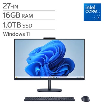 HP　PC Win11 corei5 HDD GTX750ti　60Hzモニター HP 27-in. All-in-One Desktop, Intel Core 5 120U - 16GB RAM, 1TB