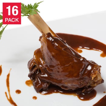 Fully Cooked Lamb Shanks, 16 × 454 g (16 oz)