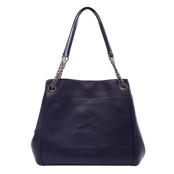 Coach Turnlock Edie Shoulder Bag, Dark Navy | Costco