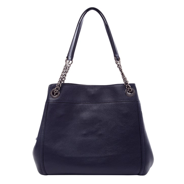 Coach Turnlock Edie Shoulder Bag, Dark Navy | Costco