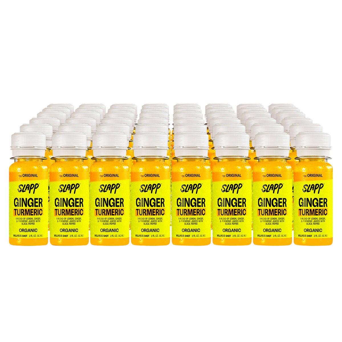 SLAPP Organic Ginger & Turmeric Daily Booster Shots 48-count | Costco