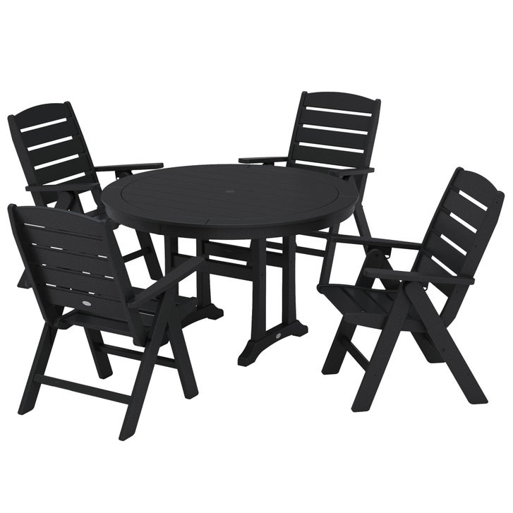 ウシオユーテックSTUDIO COLOR STC-575-5    4台セット POLYWOOD Chesapeake 5-piece Outdoor Patio Folding Dining Set | Costco