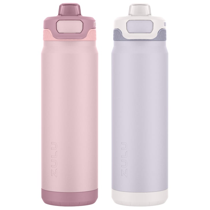ZULU Powerfill Pro 24 oz. Stainless Steel Water Bottle, 2-pack