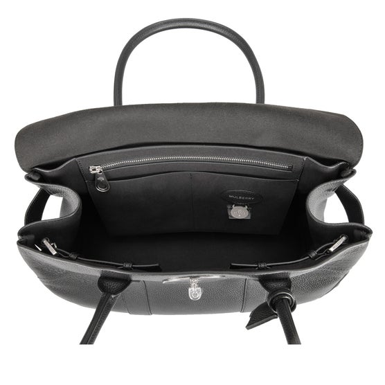 Mulberry Small Bayswater Grain Leather Bag, Black | Costco Mulberry Small Bayswater Grain Leather Bag, Black | Costco