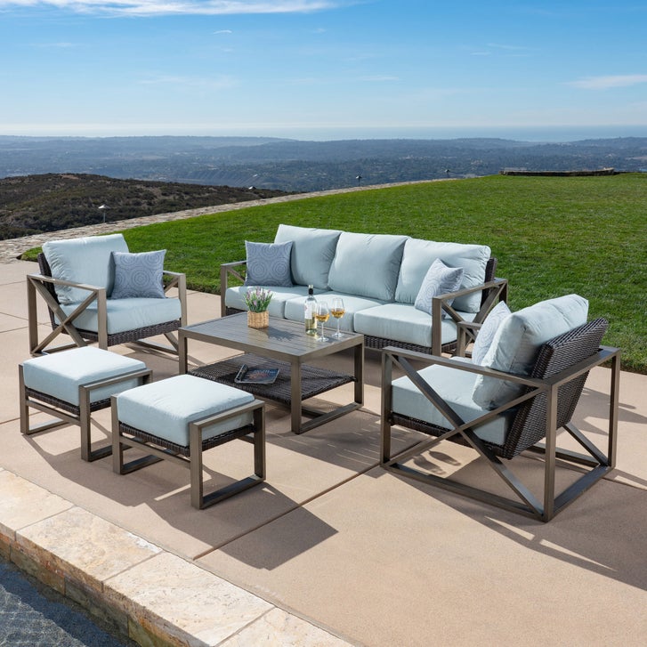 Grand Leisure City Heights 6-piece Outdoor Patio Seating Set | Costco