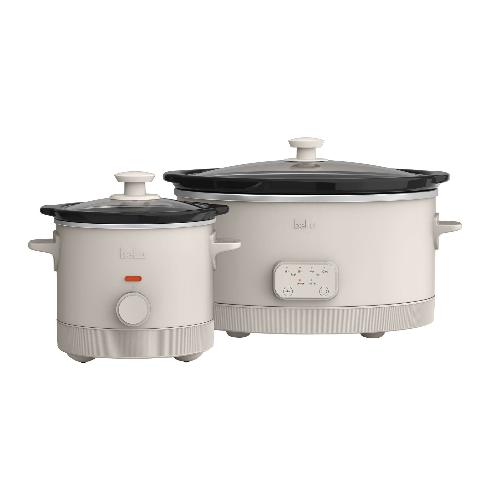bella 6-quart Programmable Slow Cooker with Additional 2-quart Slow