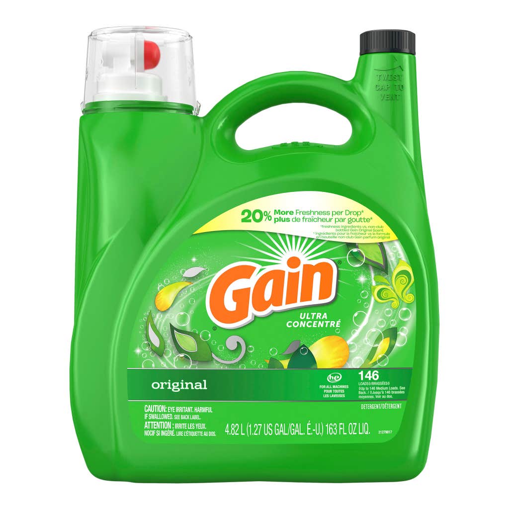Gain Liquid original HE laundry detergent