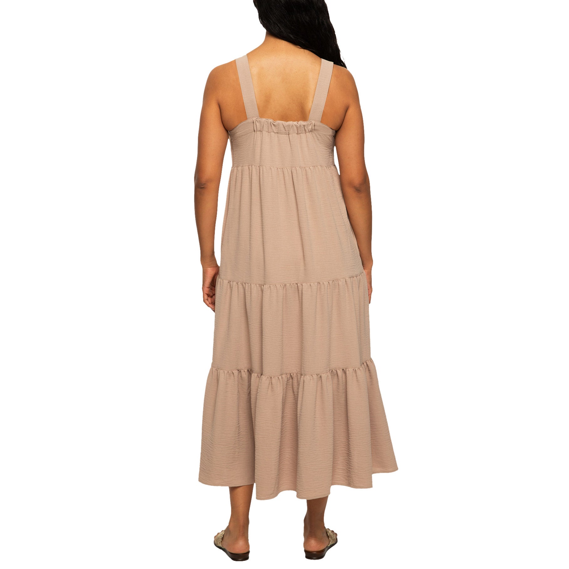 Black Bow Women's Tiered Maxi Dress | Costco