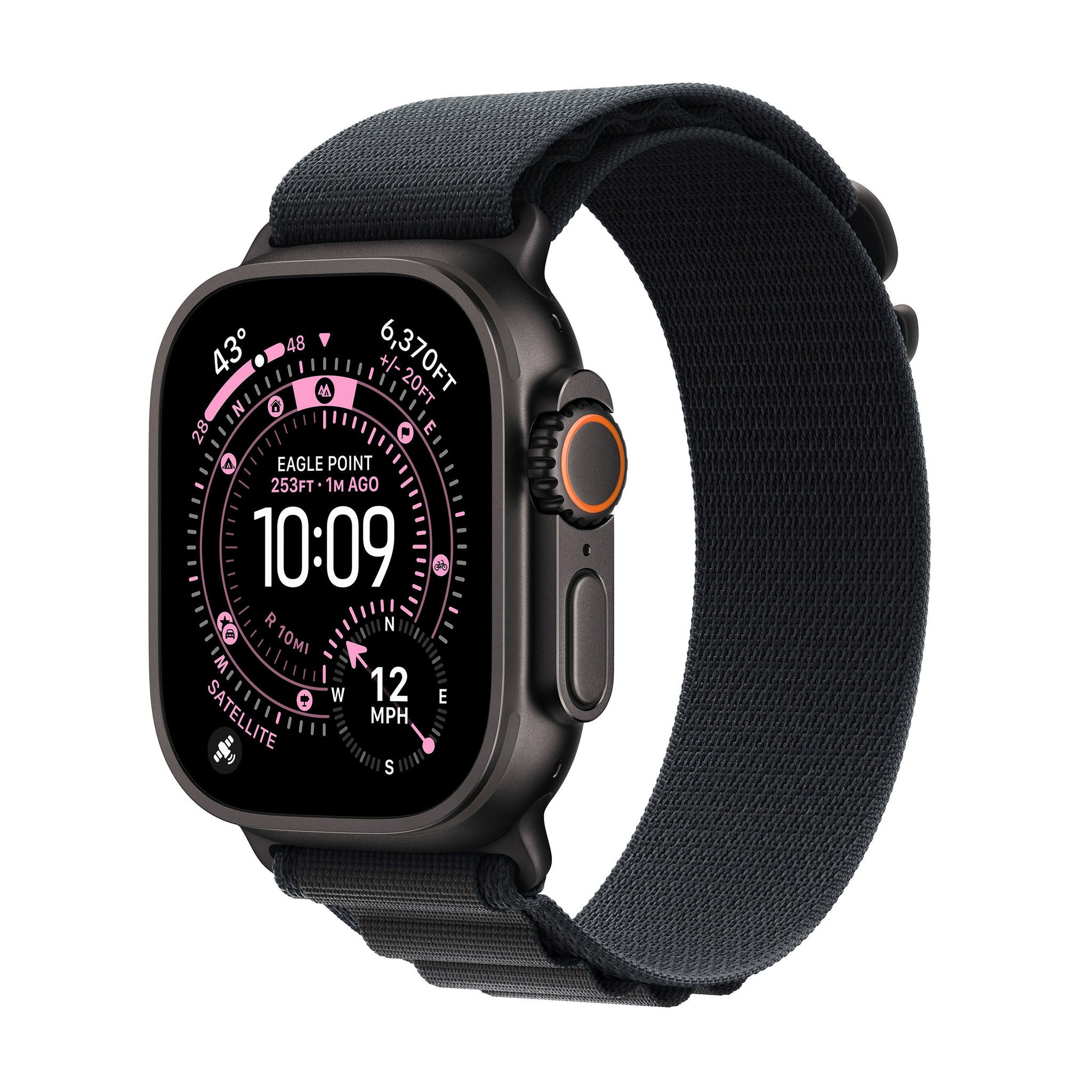 Apple Watch Ultra 3 (GPS + Cellular) 49mm Black Titanium Case with 5G and