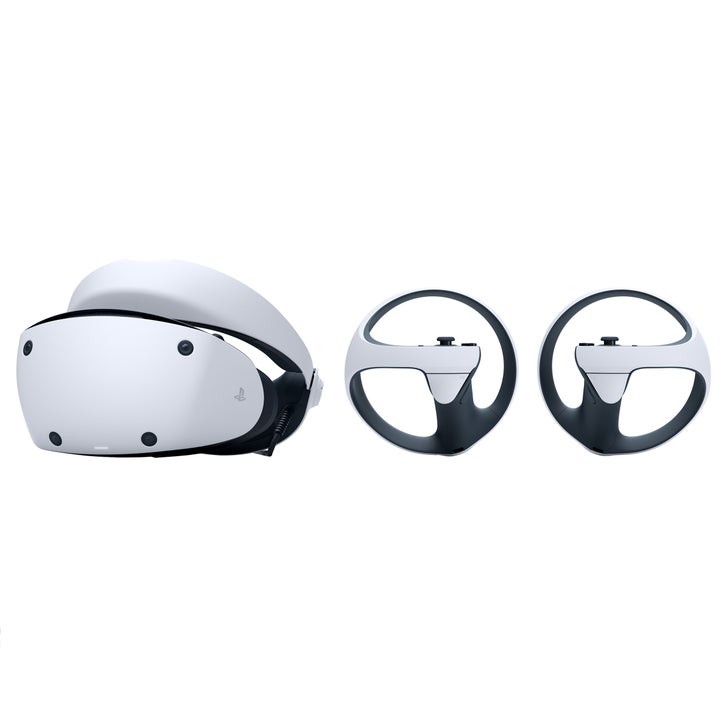 PlayStation VR2 Horizon: Call of the Mountain and Charging Station