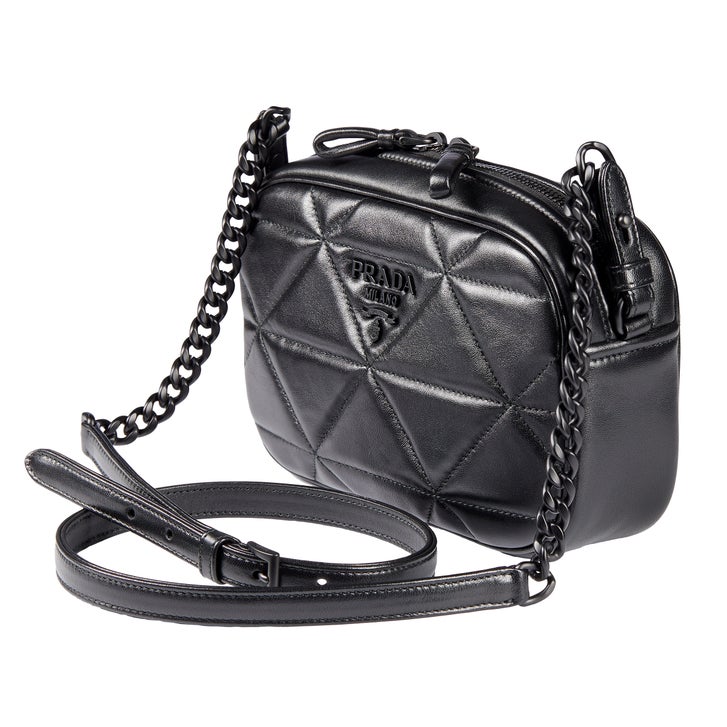 Prada Leather Spectrum Shoulder Bag, Black | Costco