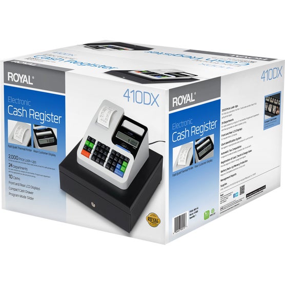 Royal 410 DX Electronic Cash Register, Black | Costco