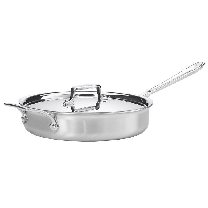 All-Clad D5 Brushed Stainless Steel 7-piece Cookware Set | Costco