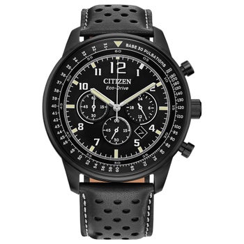 Citizen Eco-Drive Sport Casual Stainless Steel Black Dial Men's