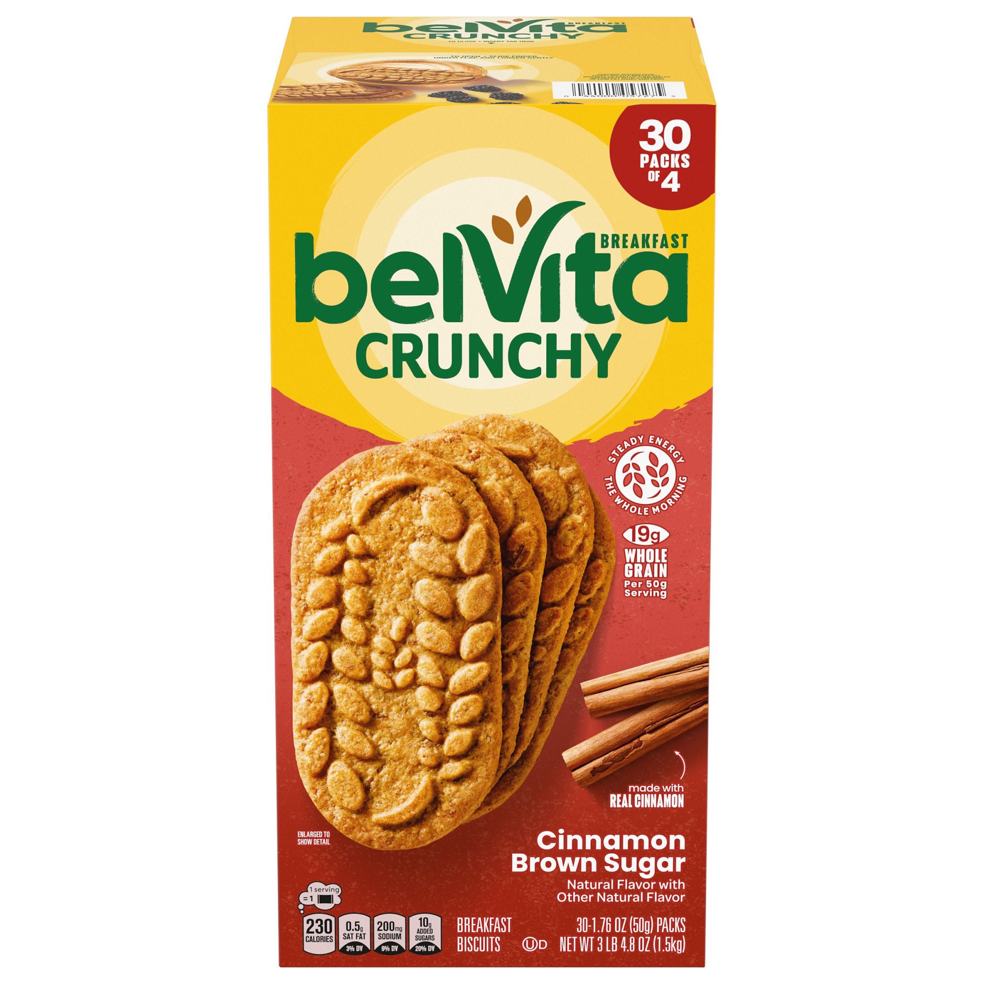 belVita Cinnamon Brown Sugar Biscuits