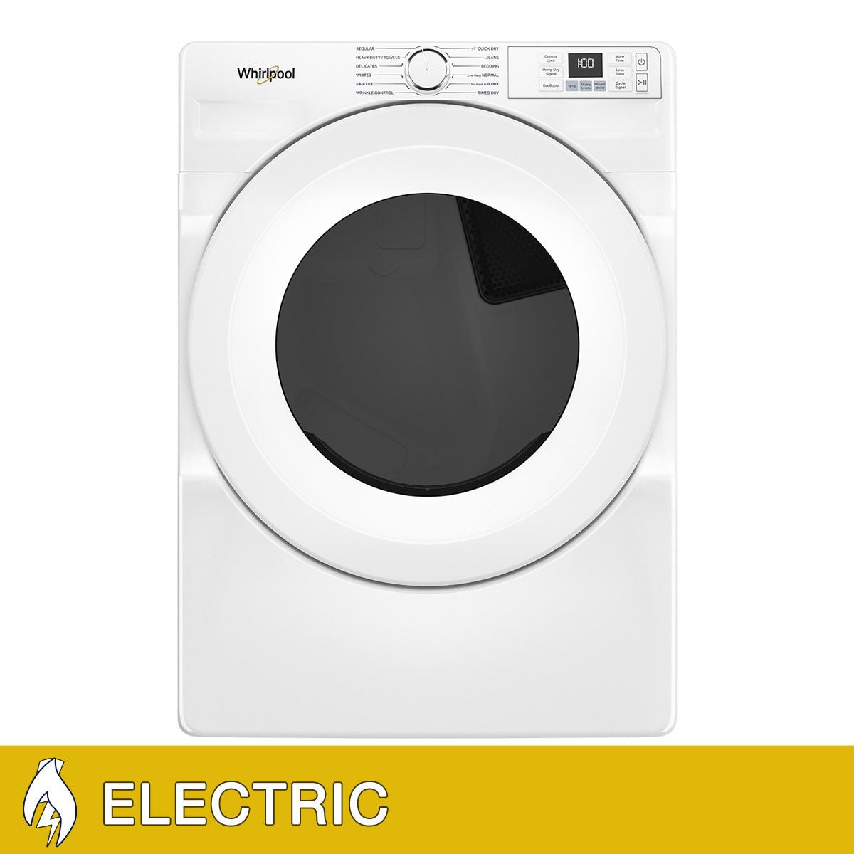 Whirlpool 7.4 cu. ft. Smart Front Load Electric Dryer with Quick Dry