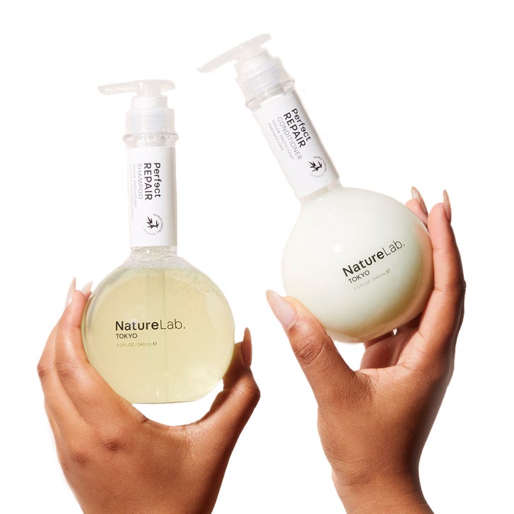 BIO with ONE トリートメント 5本セット 270ml NatureLab TOKYO Perfect Repair Shampoo and Conditioner Set, 11.5
