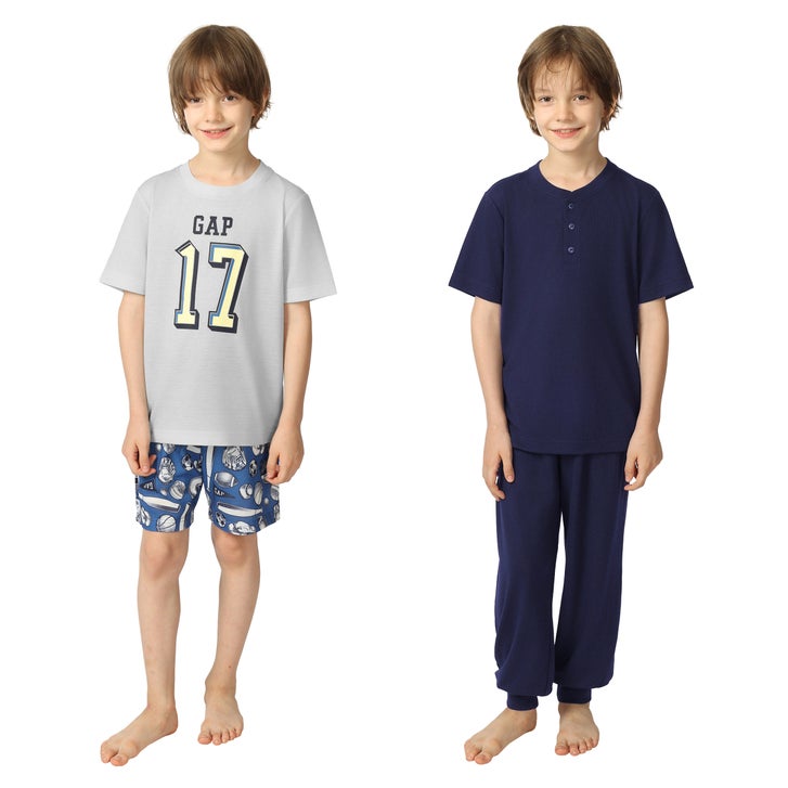 GAP 　ネイビー 　セットアップ　　kidsXXL 160 Gap Youth 4-piece Pajama Set | Costco